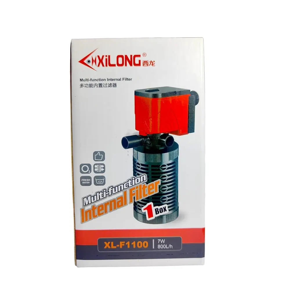 Внутрішній фільтр для акваріума XiLong XL-F1100 8 Вт 800 л/год до 150 л - фото 2