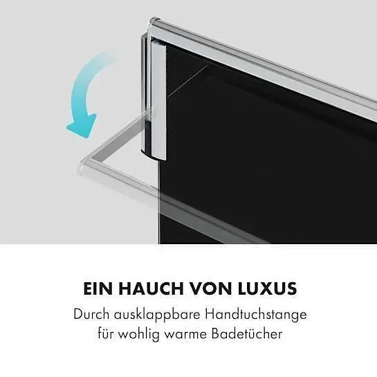 Инфракрасный обогреватель для ванной комнаты Klarstein Hot Spot Crystal Spotless Smart (10035065) - фото 4