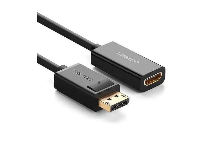 Конвертер Ugreen DisplayPort to HDMI 1080P 15 см Black (MM137) - фото 4