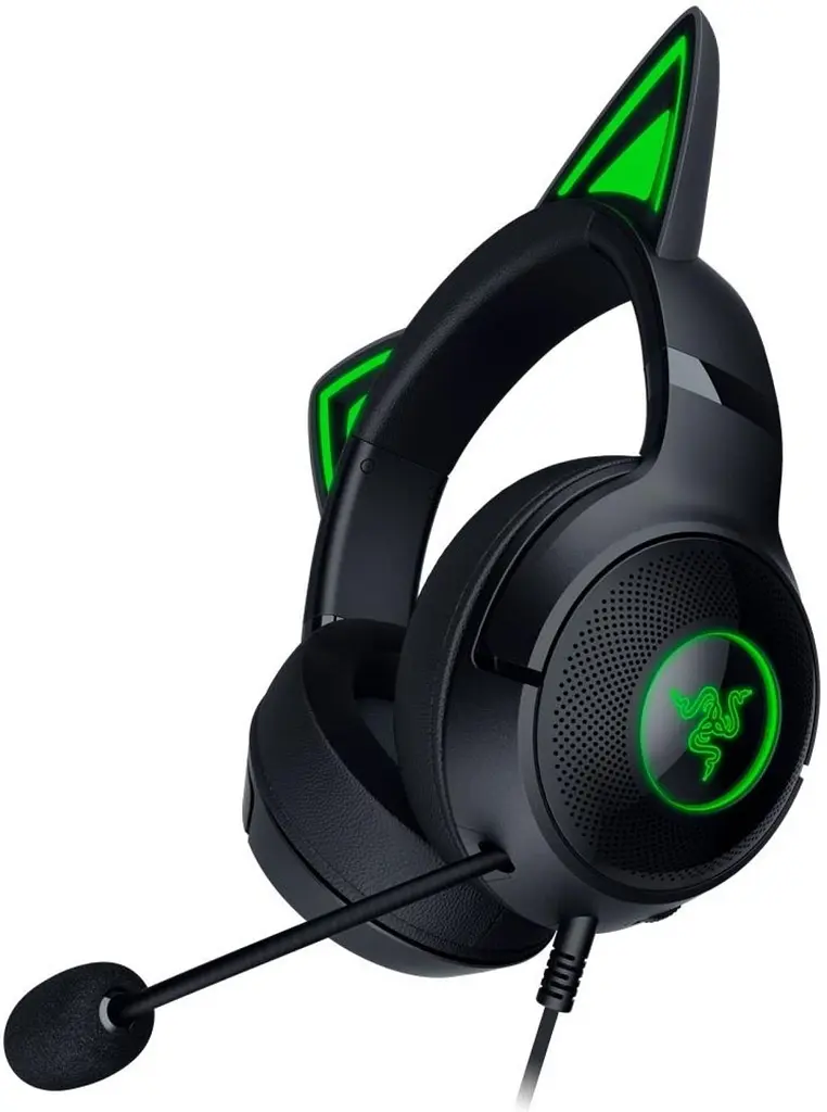 Гарнітура Kraken Kitty V2, RGB, USB-A, чорний Razer teh0013127 - фото 6
