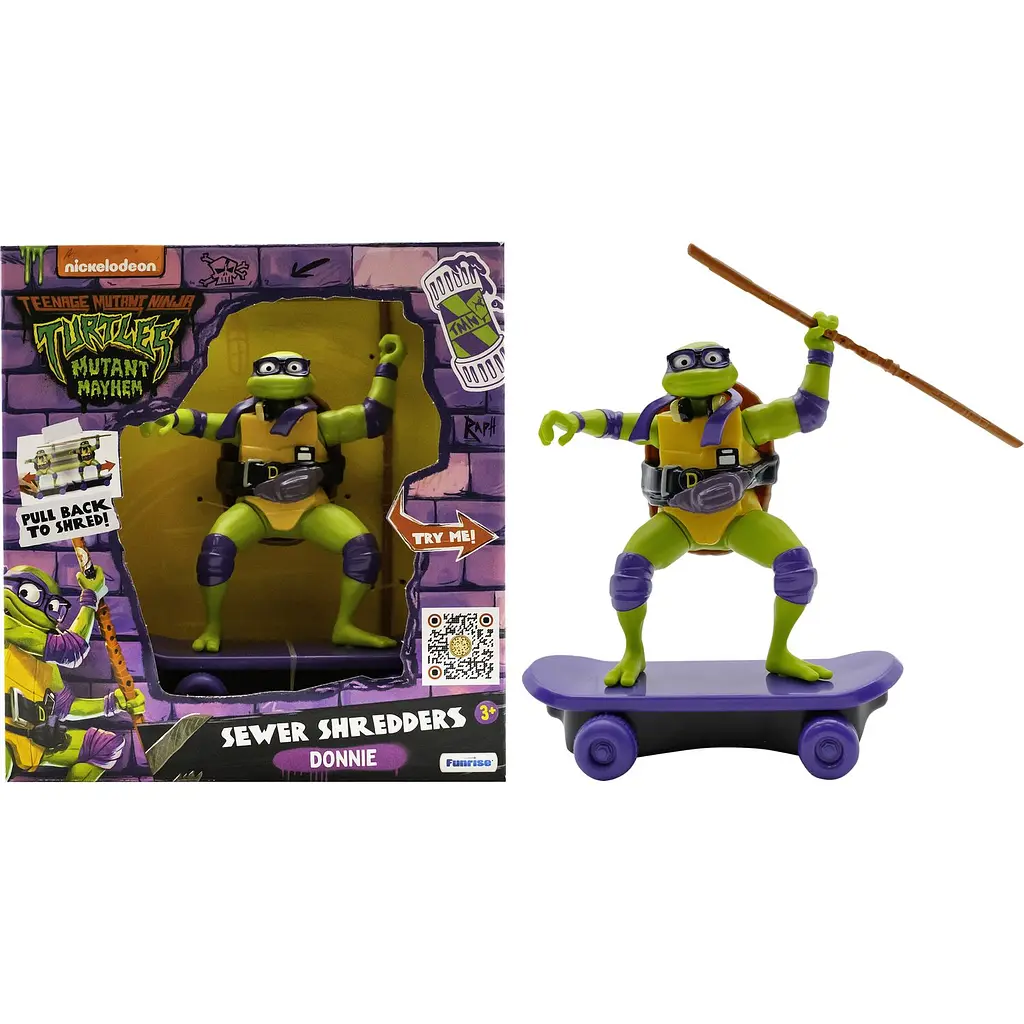 Игровая фигурка TMNT Funrise Черепашки-Ниндзя Мастера боевых искусств, Донателло movie star 2023 (71057) - фото 4