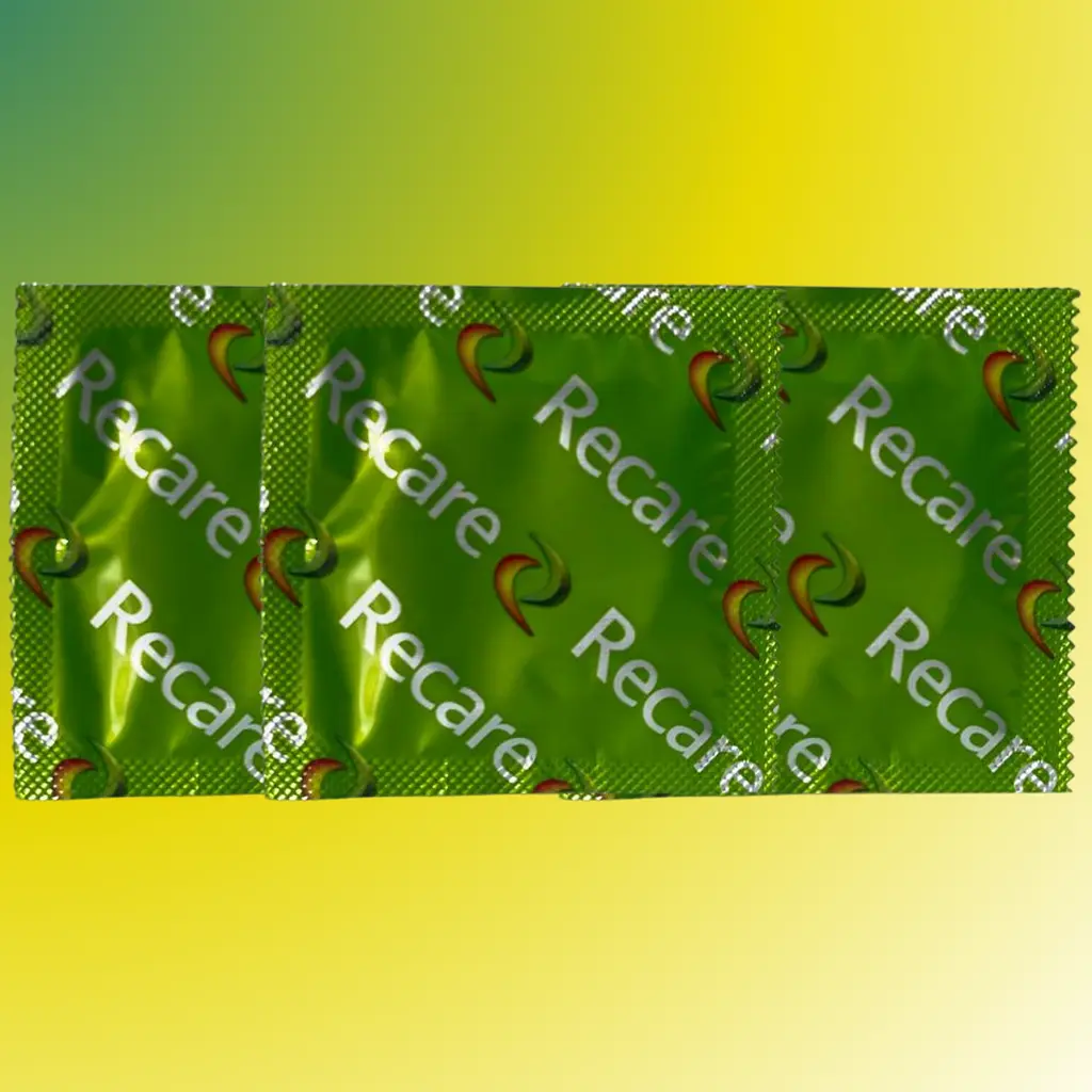 Презервативи Recare Ultra Thin mint 3 шт.  з ароматом м'яти (ROZ6501053498) - фото 3