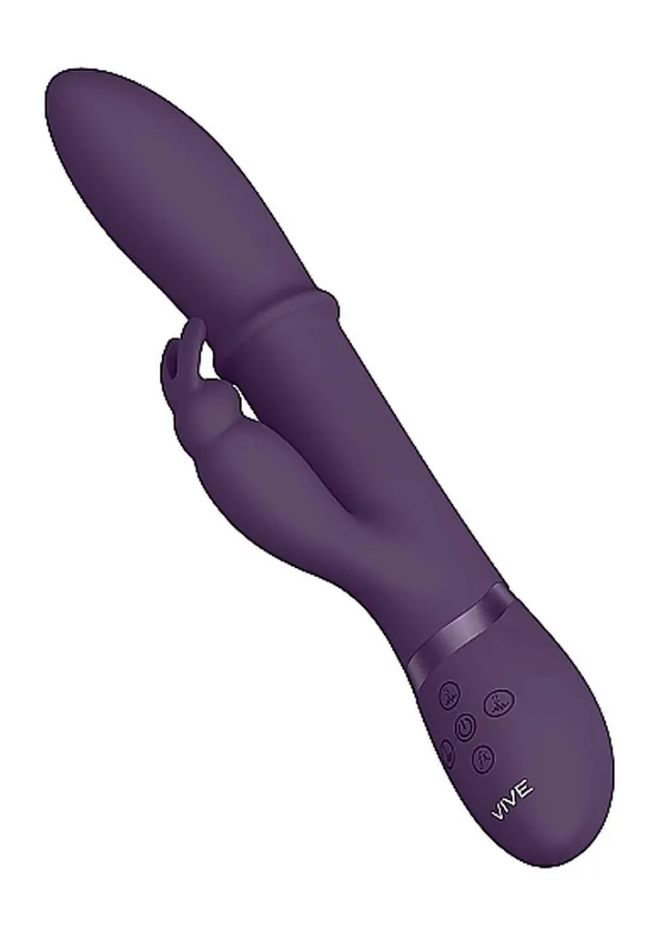 Вибратор-кролик ShotsToys Halo 24.5 см (фиолетовый) - фото 11