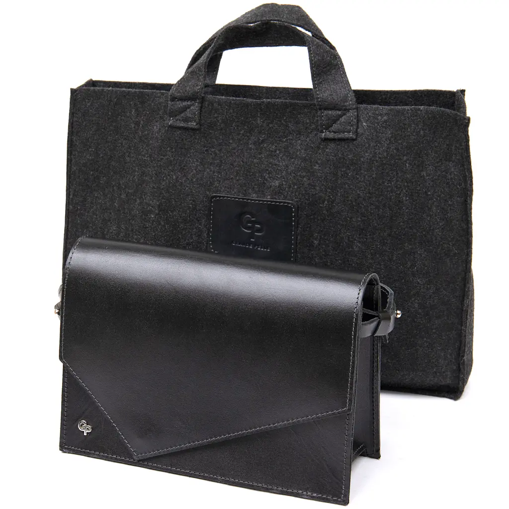 Кожаная сумка женская Grande Pelle 24х16.5х9 см sum0015594 - фото 5