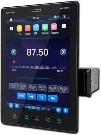 Мультимедийная автомагнитола XPRO PI-1007 1DIN с экраном 9.5, Android 10.0, 2/16Gb, Bluetooth/GPS/Wi-Fi (42113-PI-1007_4604) - фото 2