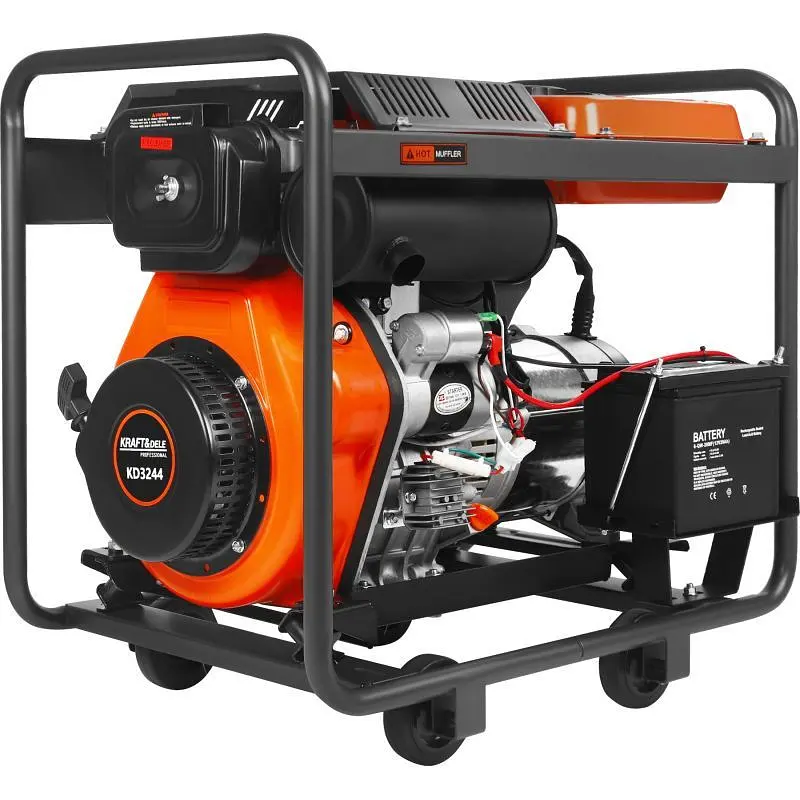 Генератор дизельний Kraft&Dele KD3244 (DD0008459) [158189] - фото 6