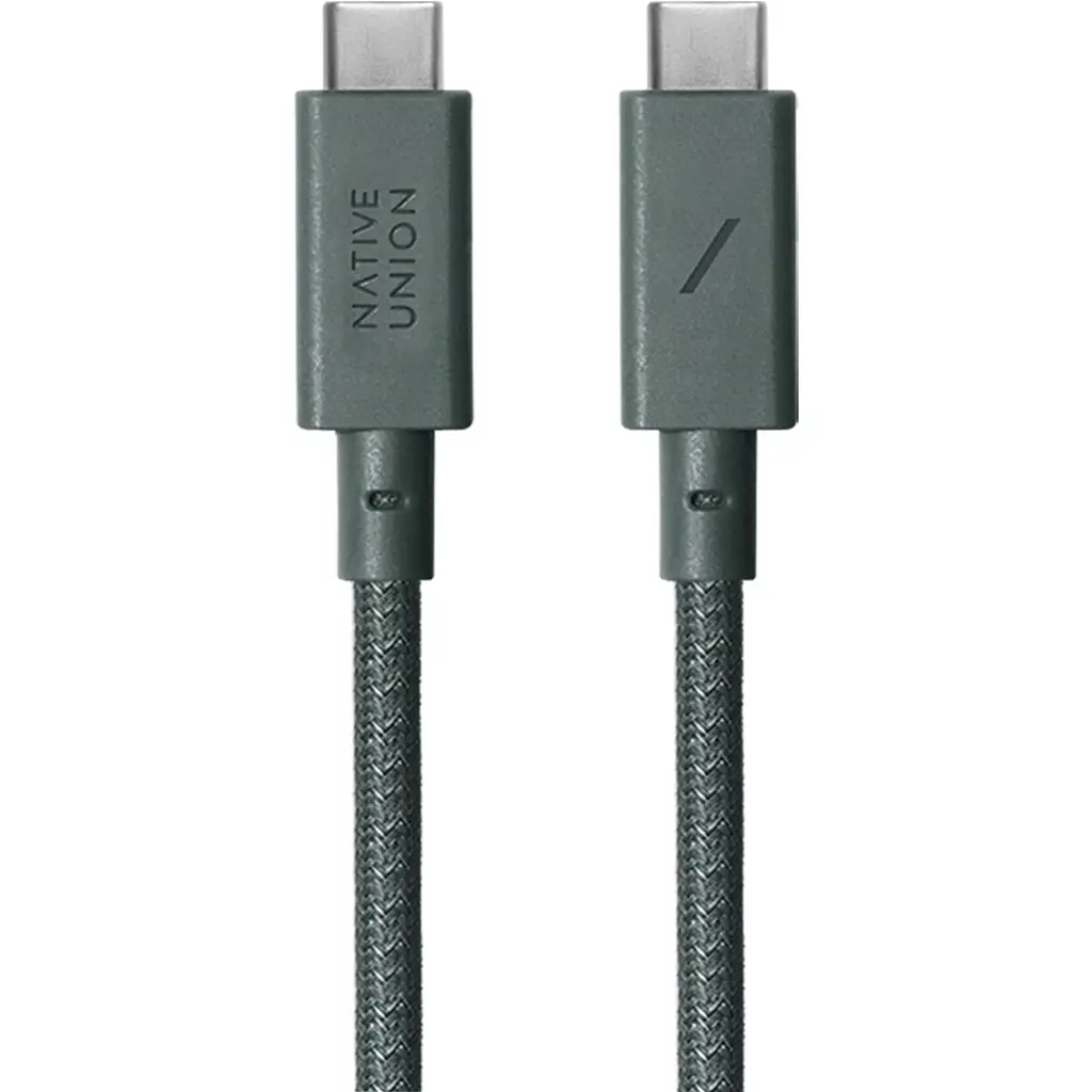 Кабель USB-C to USB-C Native Union Anchor Cable Pro 240W Slate Green 3 м (ACABLE-C-GRN-NP) - фото 2