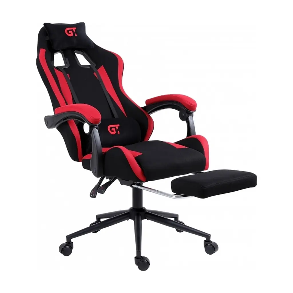 Крісло ігрове GT Racer X-2324 Black/Red (X-2324 Fabric Black/Red) - фото 4