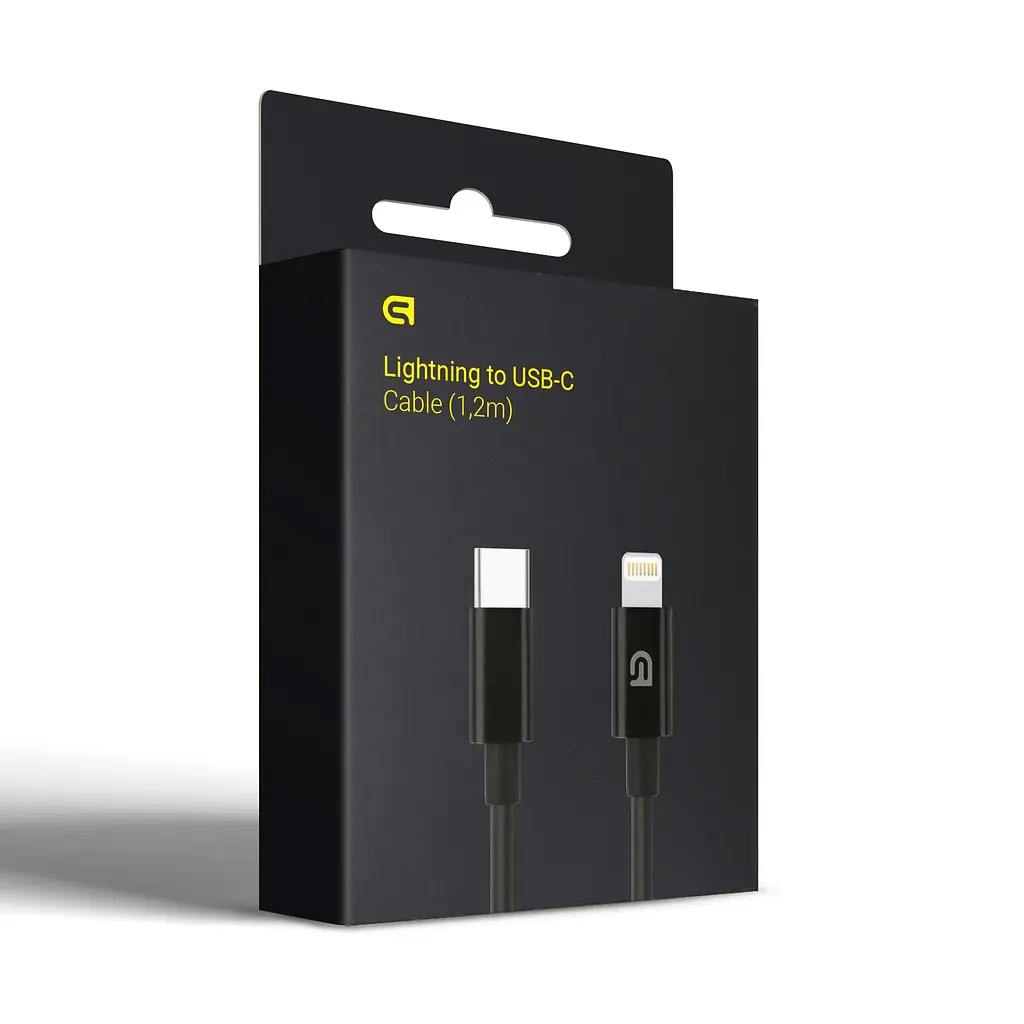 Кабель ArmorStandart AMQGJ2BL Lightning to USB-C Cable 1.2m black (ARM64374) - фото 5