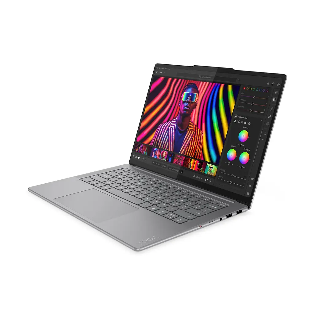 Ноутбук Lenovo Yoga Pro 7 14IAH10 (83KF000YRM), Intel Core Ultra 7 255H до 5,1 ГГц, 14,5-дюймовый 3K Touch, 32 ГБ, 1 ТБ, Intel Arc 140T, Windows 11 Home, Luna Gray - фото 5