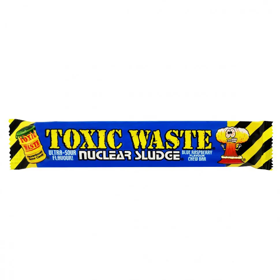 Жувальна цукерка Toxic Waste Blue Raspberry 20g