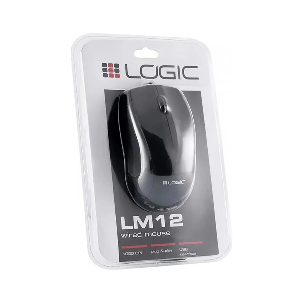 Мишка Logic concept LM-12 USB Black (M-LC-LM12) - фото 6