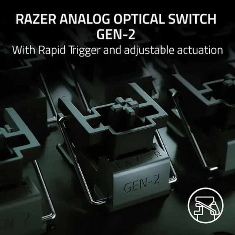 Клавіатура Razer Huntsman V3 Pro Mini USB UA Black (RZ03-04990100-R3M1) - фото 5