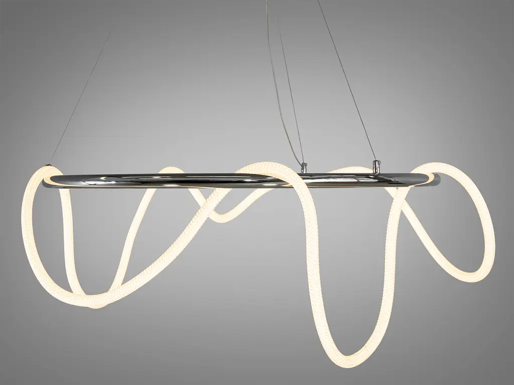 Новинка светодиодная люстра шланг для ресторана, 48W,хром - фото 2