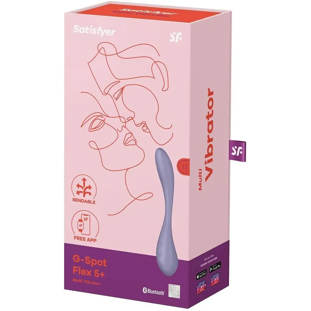 Універсальний вібратор Satisfyer G-Spot Flex 5+ Lilac - фото 8