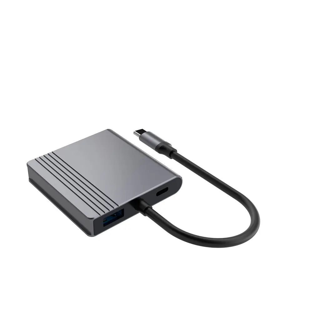 Док-станція Cablexpert USB-C 3-в-1 (A-CM-COMBO3-04) - фото 3