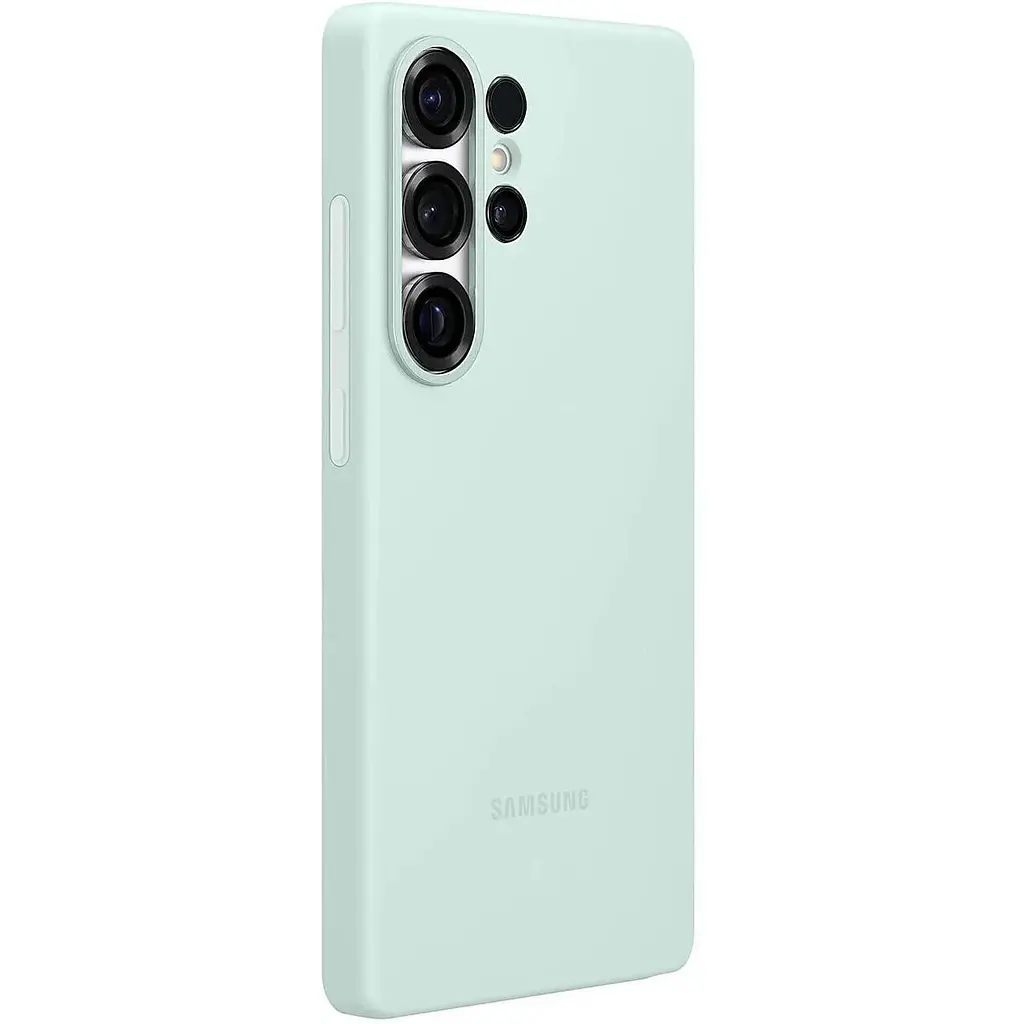 Оригінальний протиударний силіконовий чохол Samsung Silicone Case для Galaxy S25 Ultra Mint EF-PS938CMEGWW - фото 6