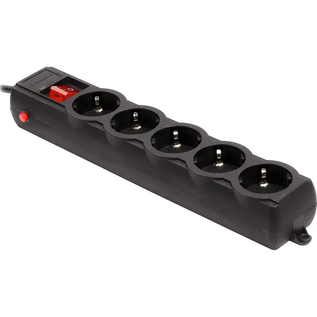 Мережевий фільтр Gembird SPG5-G-10B-PRO Black [142520] - фото 3