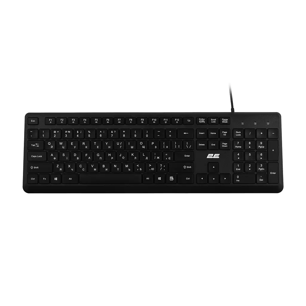 Комплект 2E MK405 USB UA Black (2E-MK405UBK_UA) - фото 2