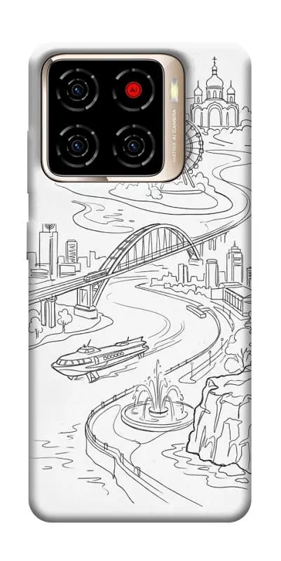TPU чохол Demsky Dnipro spirit для ZTE Blade A56