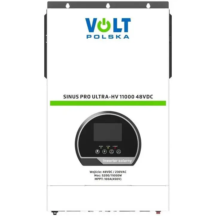 Солнечный инвертор Volt Polska SINUS PRO ULTRA-HV 11000 48/230 В (5.2/11 кВт) + 100A MPPT (450В) автономный - фото 2