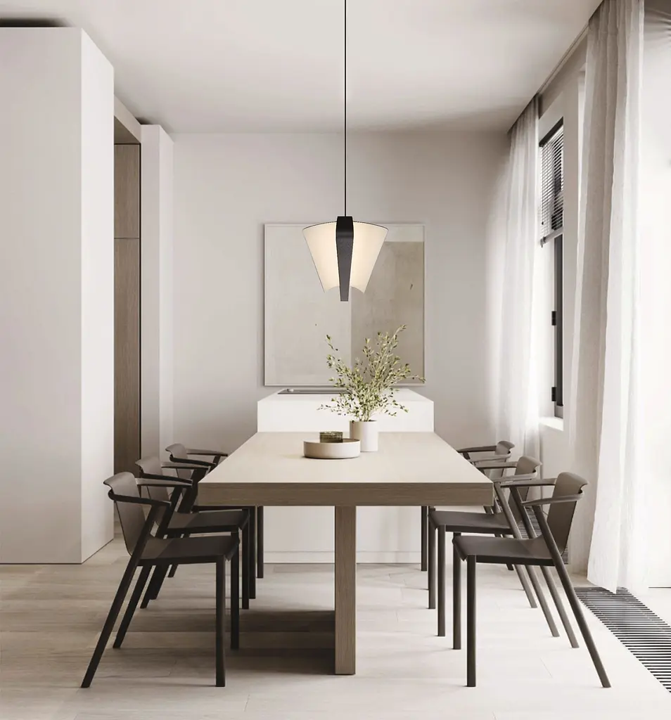 Підвісний світильник Skarlat RHL77017 35W WH+BK 4000K - фото 3