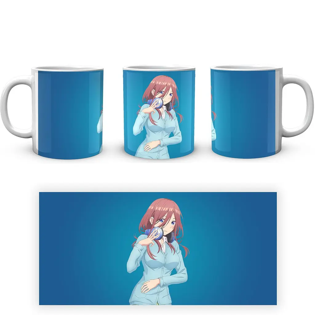 Кухоль GeekLand The Quintessential Quintuplets П'ять наречених Міку QQ 02.02 330 мл білий - фото 4