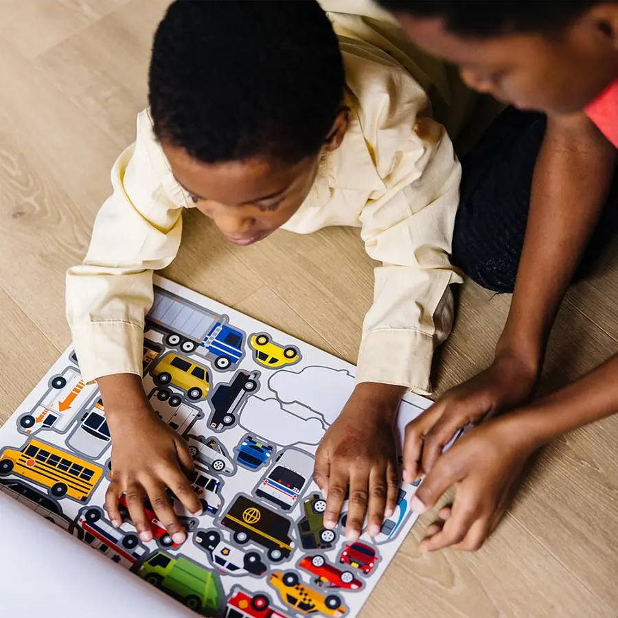 Набір багаторазових наліпок Melissa & Doug Транспорт (SM93209/6812) - фото 7