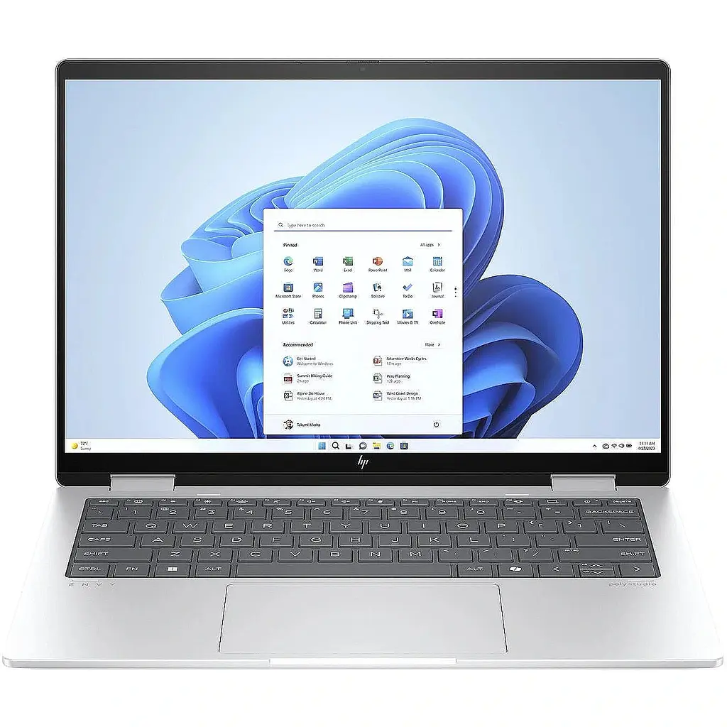 Ноутбук HP Envy x360 14-fa0400nw, 14 inch 1920 x 1200 сенсорний екран, AMD Ryze 5 8640HS 6 C/12 T, 3.5 GHz - 4.9 GHz, 6 MB 16 MB Cache, 16 GB 760M графікою, Windows 11 Pro - фото 5