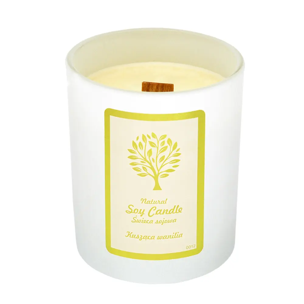 Свеча Aurora Natural Soy Candle Tempting Vanilla 150 г - фото 2