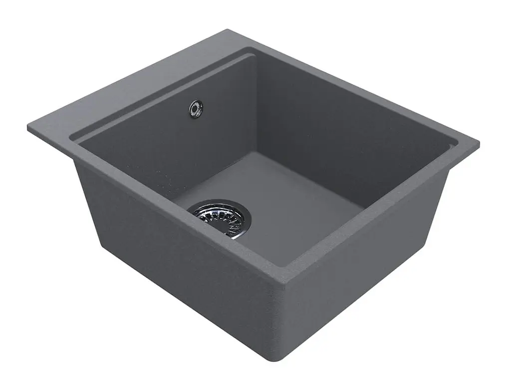 Кухонна мийка Miraggio LAGOON 420 gray (0002218) Граніт, Під стільницю/Врізна, Сірий - фото 3