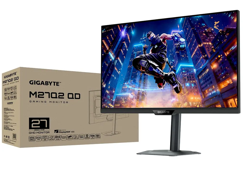 Монітор 27" GIGABYTE M27Q2 QD (M27Q2 QD Gaming Monitor) 2560x1440 (QHD, 2K) IPS 200/210 Hz U1 - фото 7