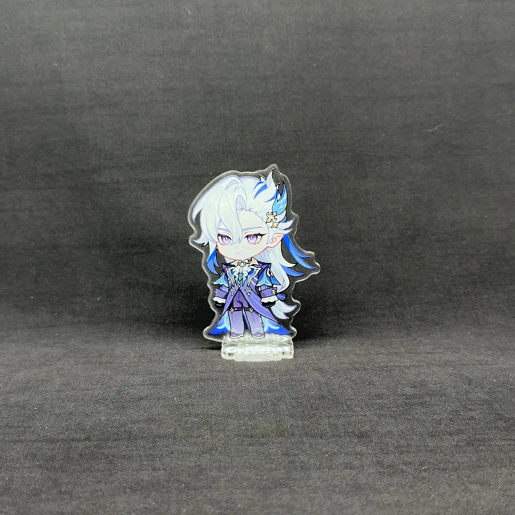 Акрилова колекційна фігурка Геншин Імпакт - Genshin Impact Chibi Невілетт (Neuvillette) 1 10 см