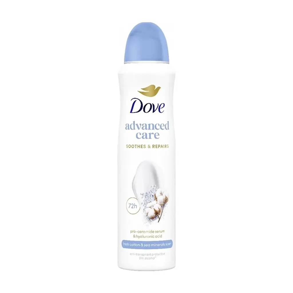 Антиперспірант Dove Advanced Care Fresh Cotton & Sea Minerals 150 мл (8720181811531)