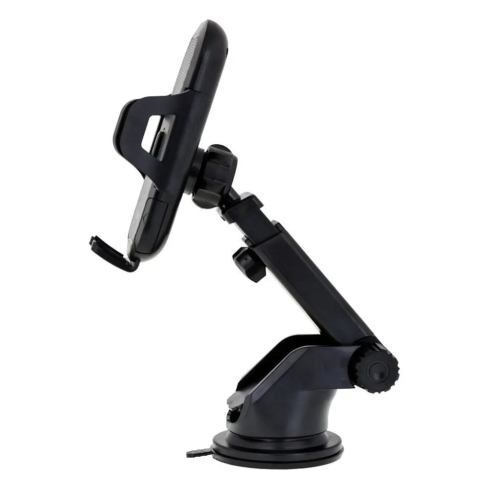 Тримач для смартфона розсувна система фіксації Hoco CA76 Touareg 4.5-6.5" Black - фото 3
