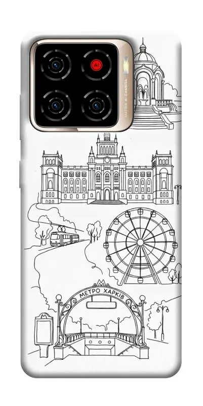 TPU чохол Demsky Kharkiv spirit для ZTE Blade A56