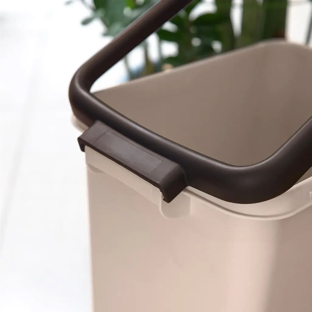 Відро для сміття MBM My Home 12 л бежеве (BIN-02 12L BEIGE) - фото 8