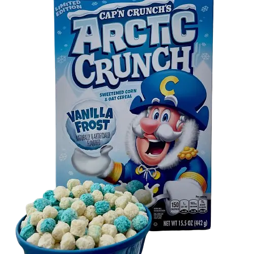Сухий сніданок Cap'n Crunch Cereal Arctic Crunch Vanilla Limited Edition 440г - фото 4