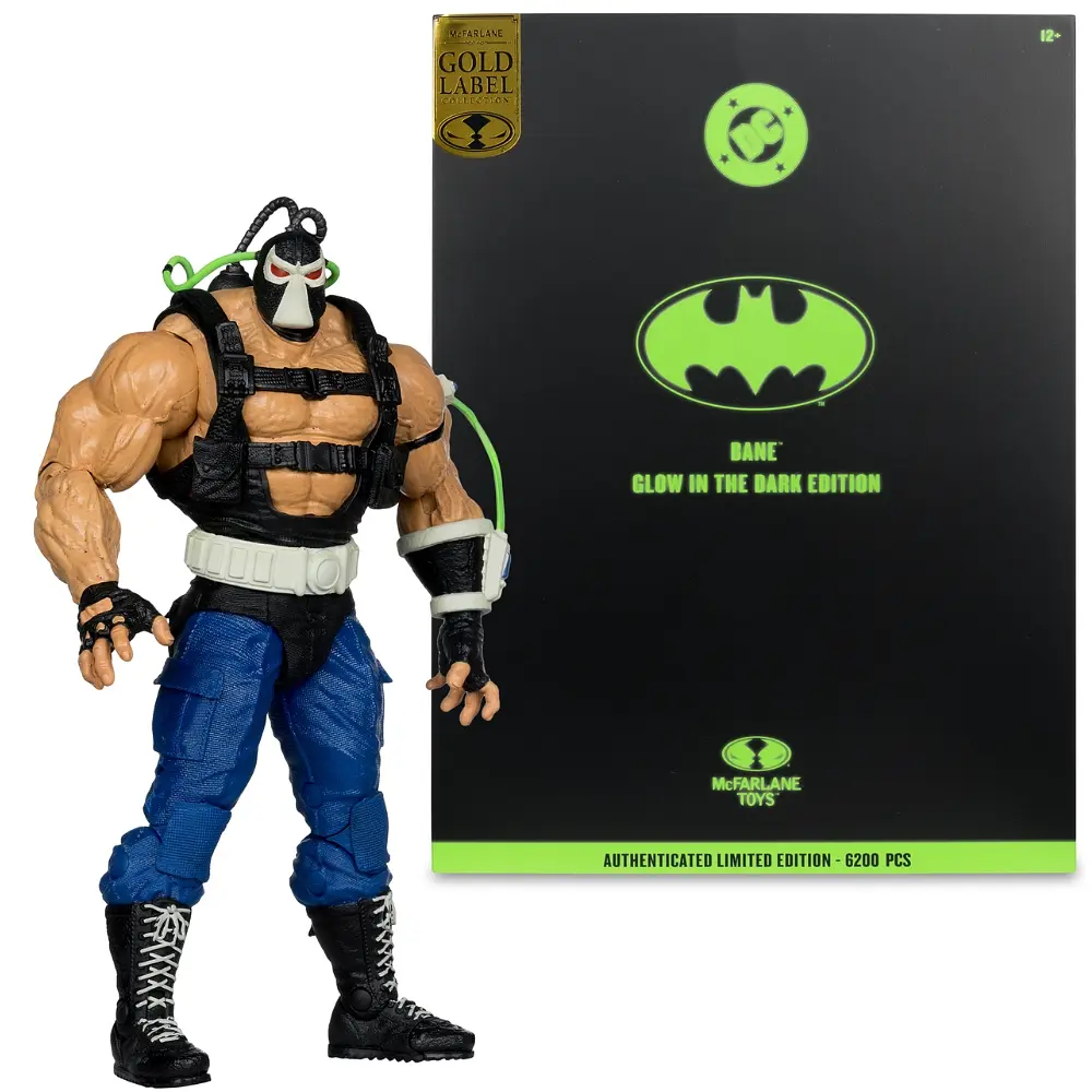 Фигурка DC Comics Bane - Gold Label (Светящийся в темноте) 17.78 см - фото 2