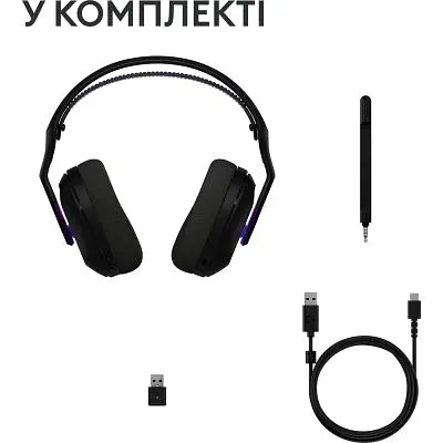 Навушники Logitech G522 Lightspeed Wireless Gaming Headset Black (981-001544) - фото 3