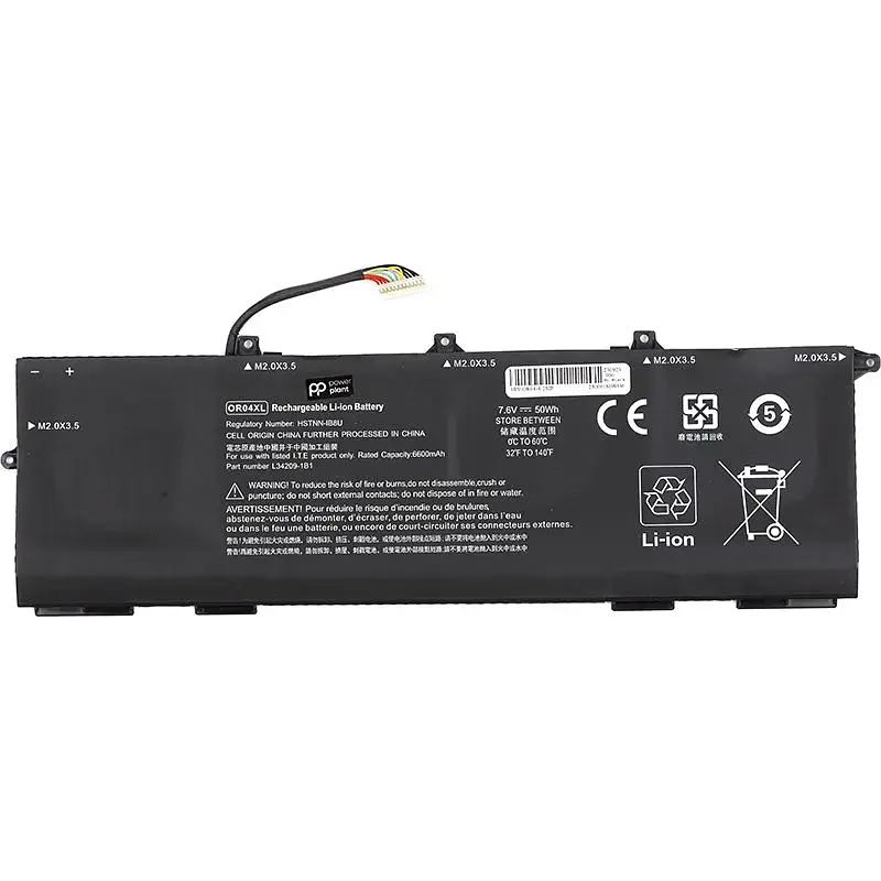 Акумулятор PowerPlant для ноутбуків HP Elitebook x360 (OR04XL) 7.6V 6600mAh (NB462179) - фото 2