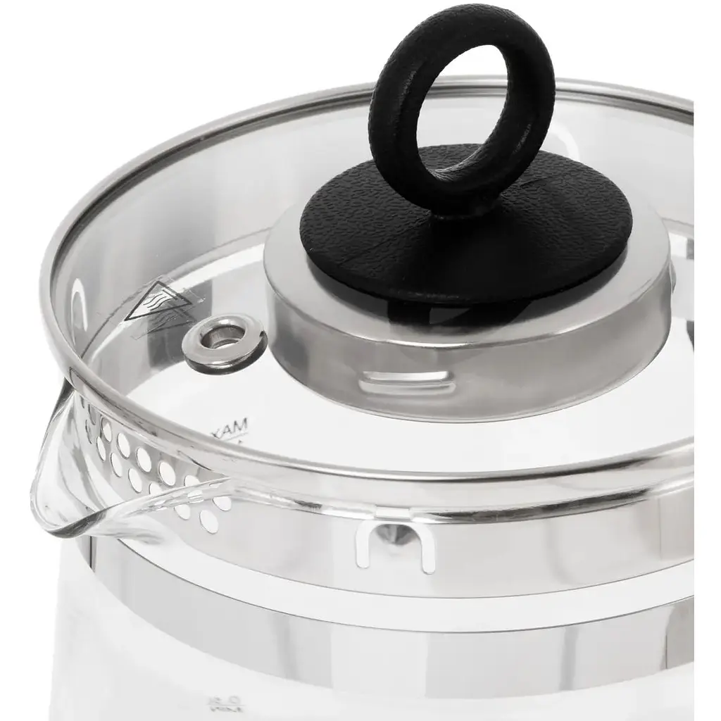 Чайник Adler AD 1299 стеклянный 1.5 л с заварочным блоком и контролем температуры черный - фото 7