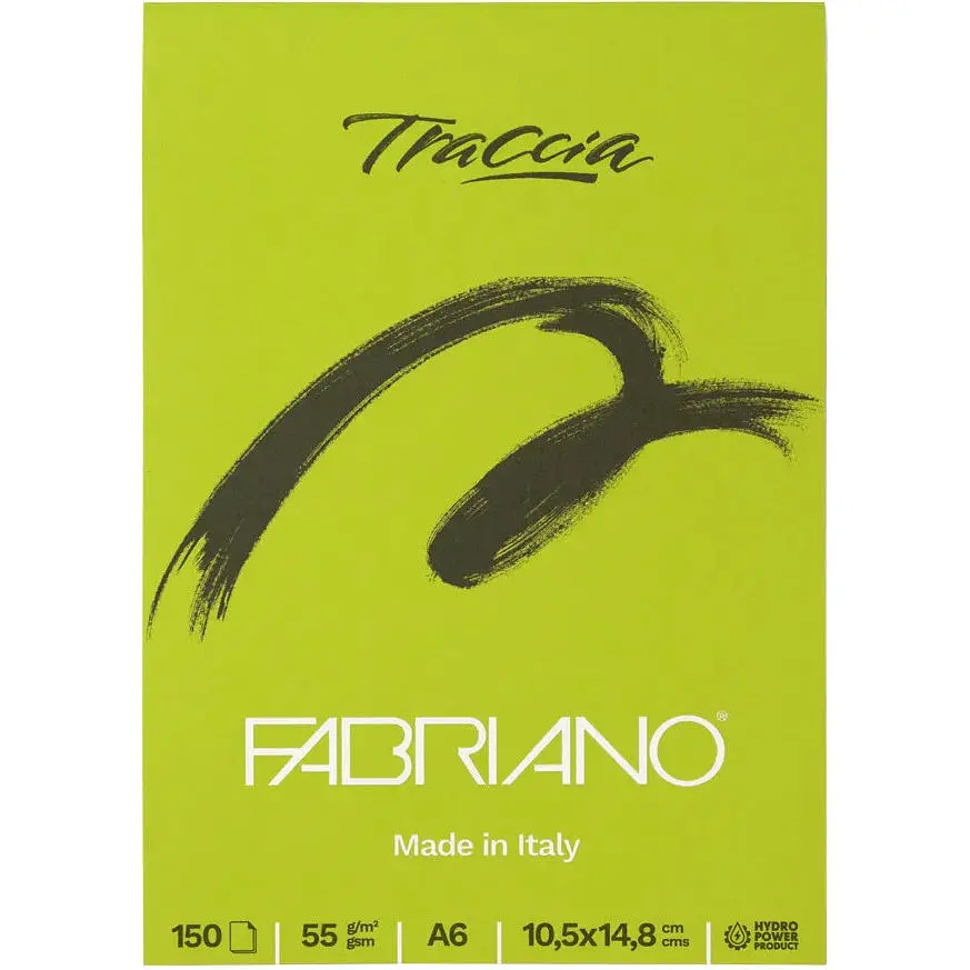 Блок бумаги для графики и каллиграфии Fabriano Traccia 55 г/м2 150 листов - фото 6