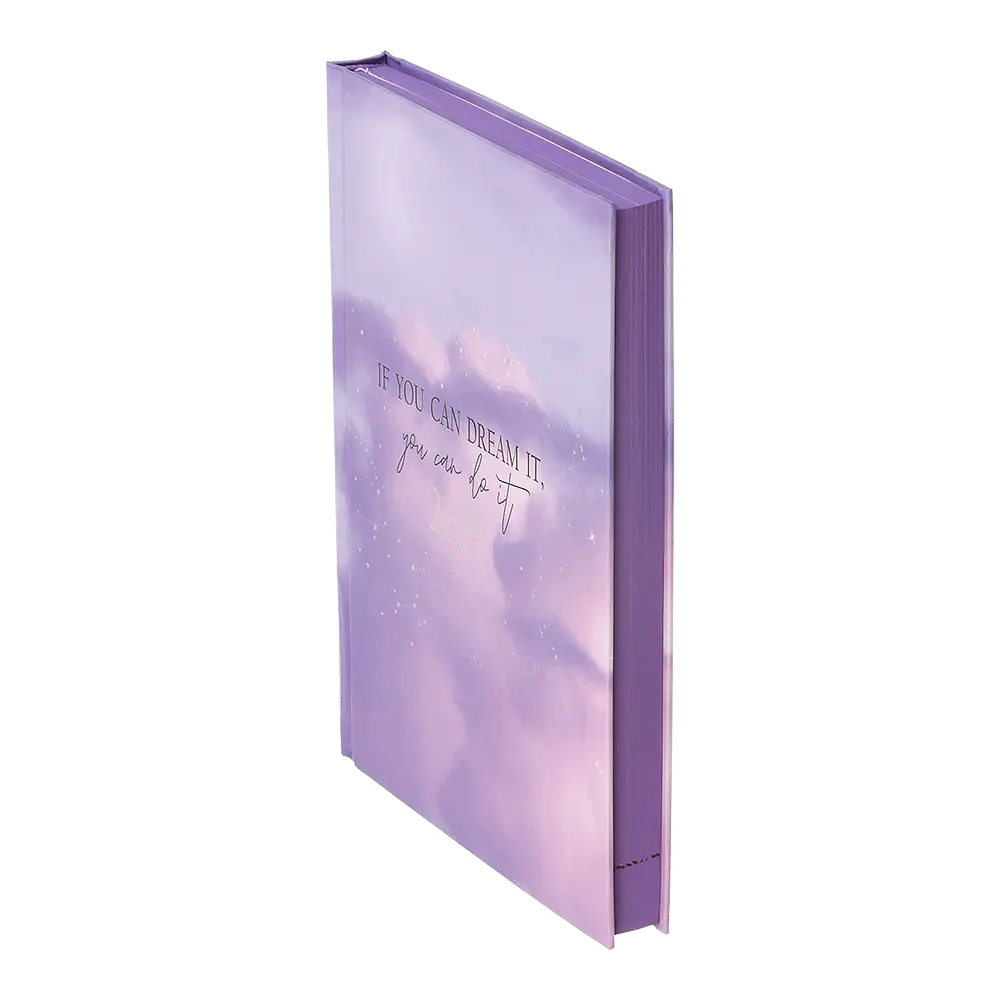 Ежедневник датированный Buromax Melody 2026 полиграфический A5 фиолетовый (BM.21163-07) - фото 4
