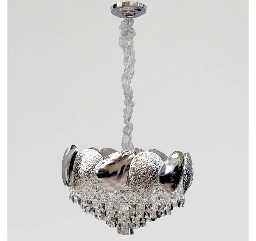 Компактна кришталева люстра Artlight 8836/50CH, хром, 11 ламп E14, Ø49 см, від 10-18 м² - фото 2