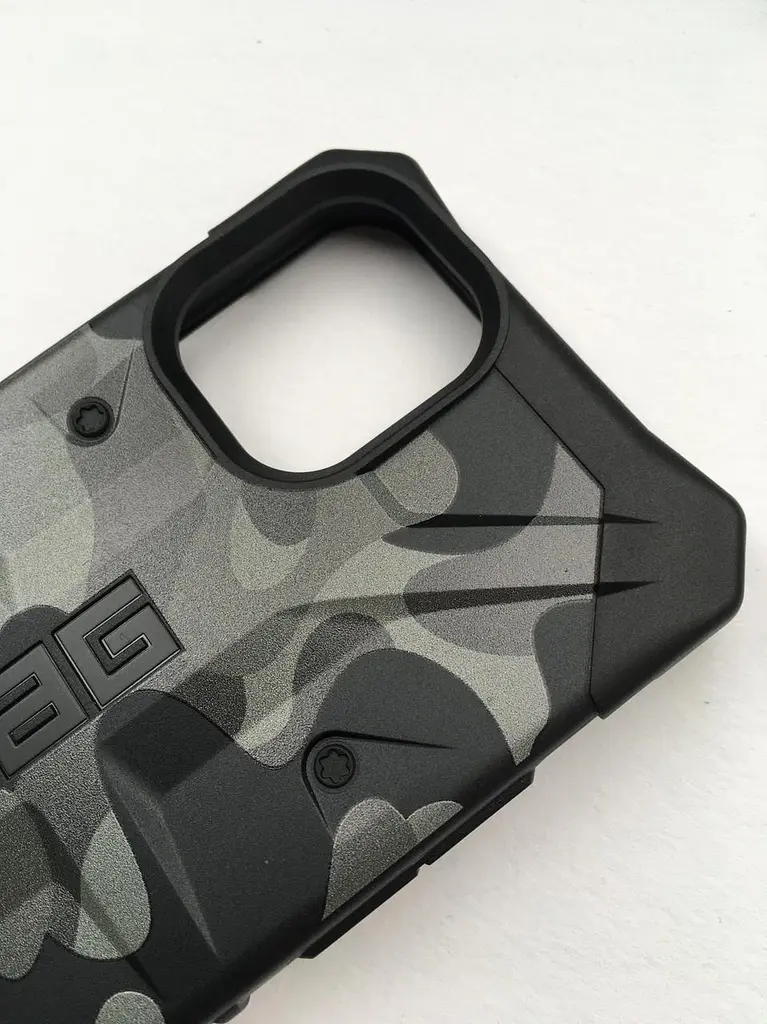 Чохол оригінальний протиударний UAG Pathfinder SE (Original) 112347114061 для iPhone 12 Mini (5.4") Midnight Camo - фото 4