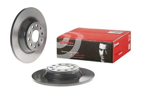Диск гальмівний невентильований Seat Tarraco, Alhambra II, Audi A3 04-25р Brembo (08.C501.11) - фото 2