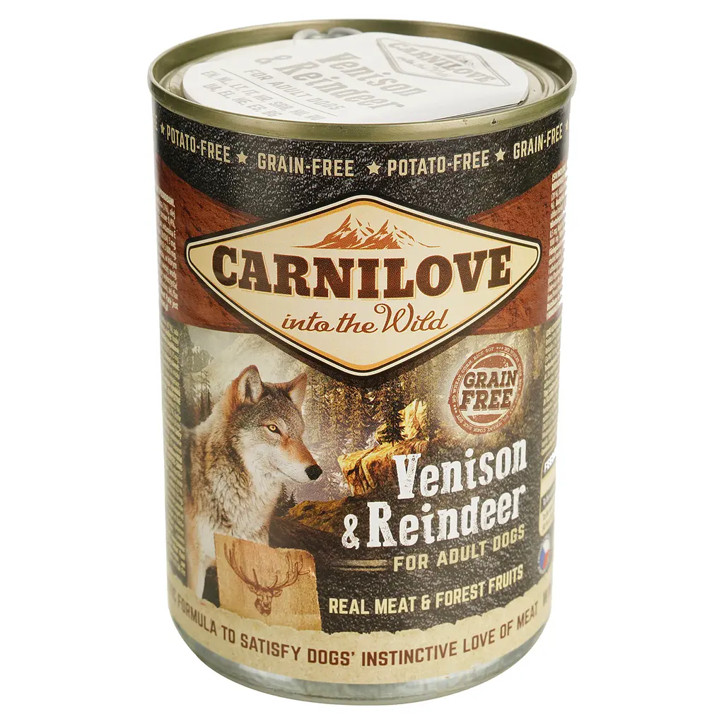 Уценка. Беззерновой влажный корм для собак Carnilove Adult Venison & Reindeer с олениной 400 г - фото 2