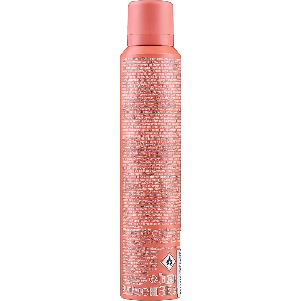 Мус для волосся сильної фіксації Schwarzkopf Professional Osis Style 4 Grip Volume Extreme Hold, 200 мл - фото 2