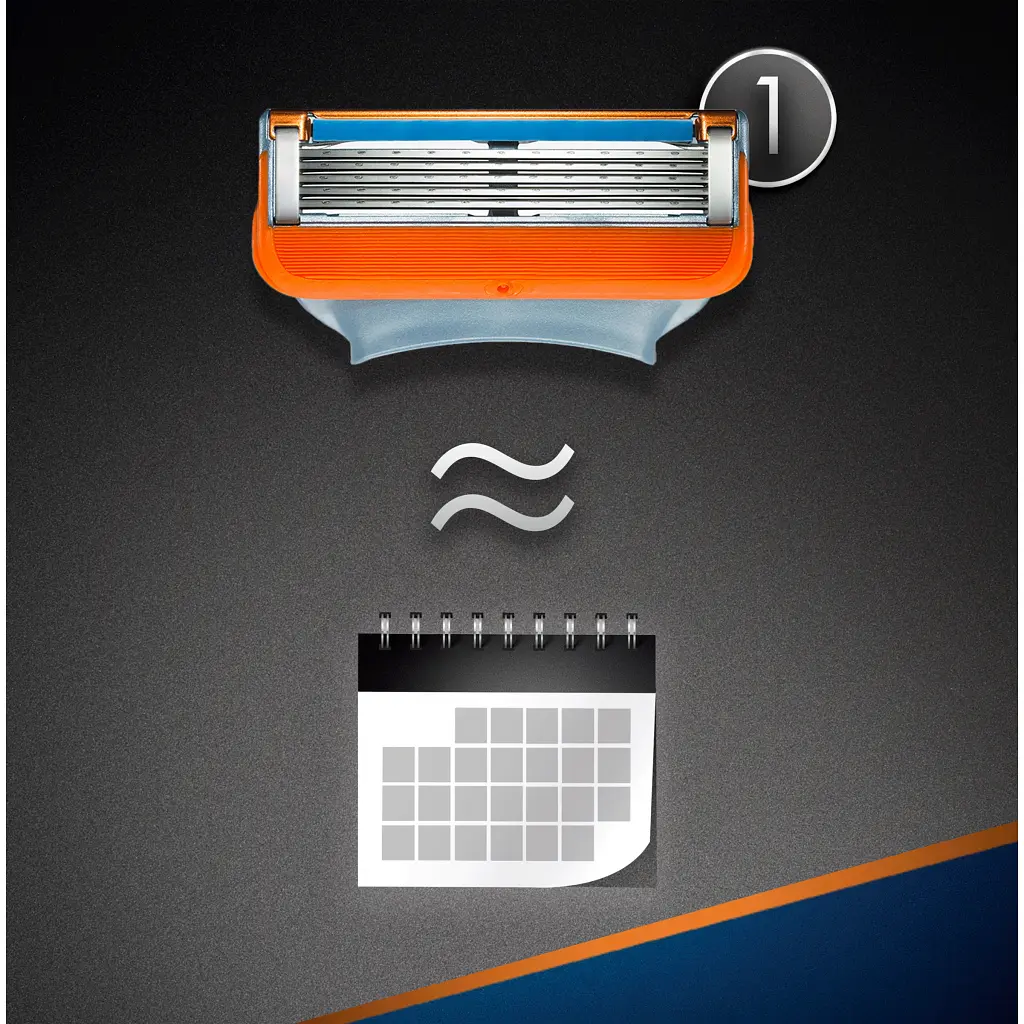 Змінні картриджі для гоління Gillette Fusion Power, 4 шт. - фото 4